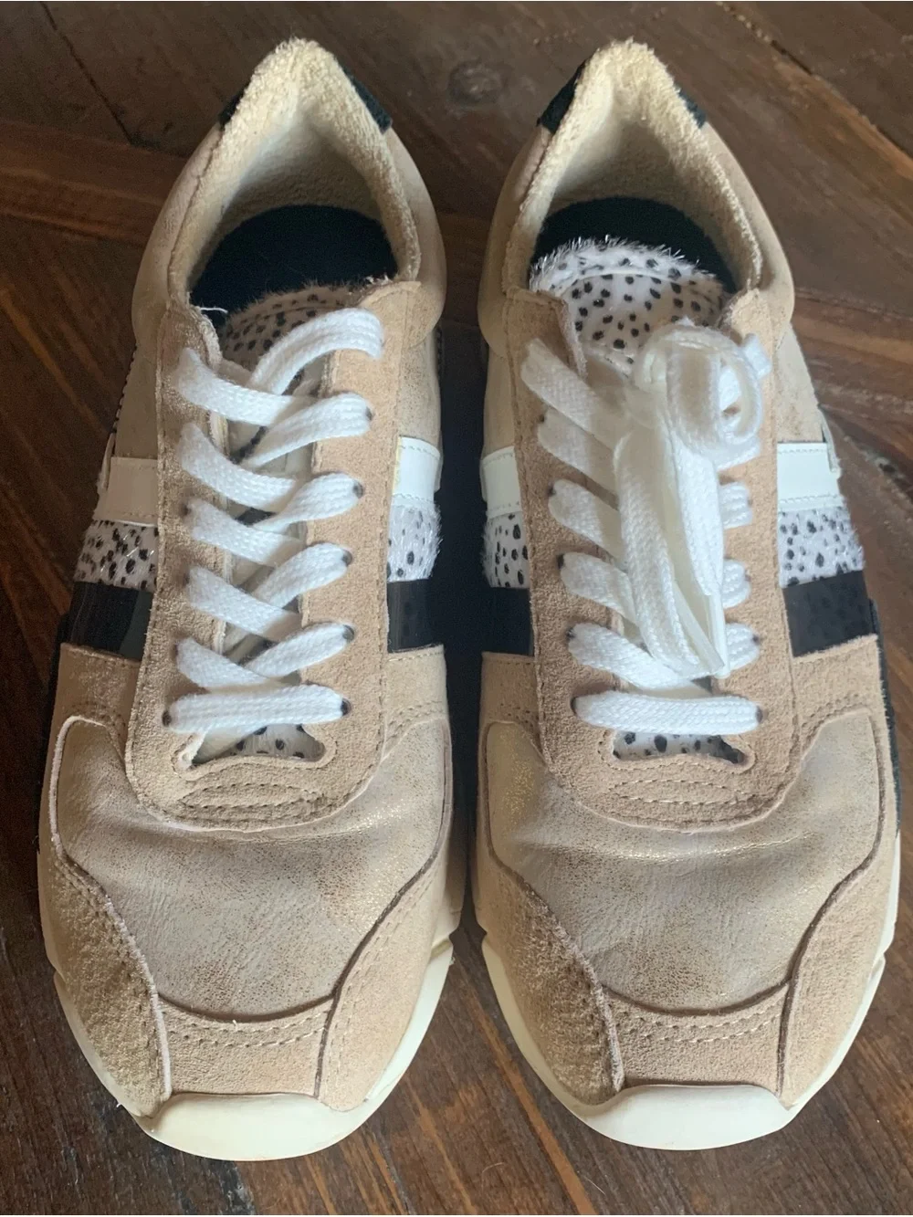 Gola Classics Women's Eclipse Mode Cheetah Gold Sneakers 7